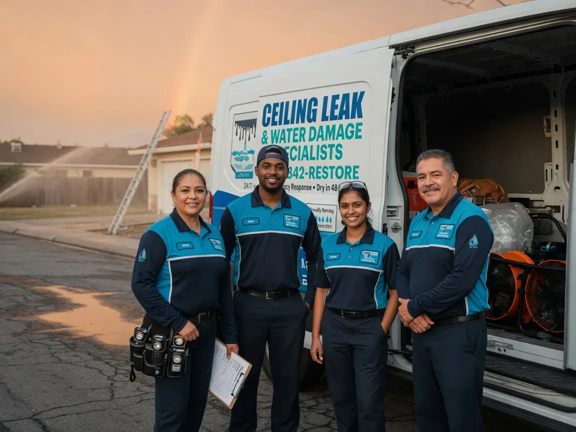 Ceiling Leak Cleanup company in Prairie City, IL