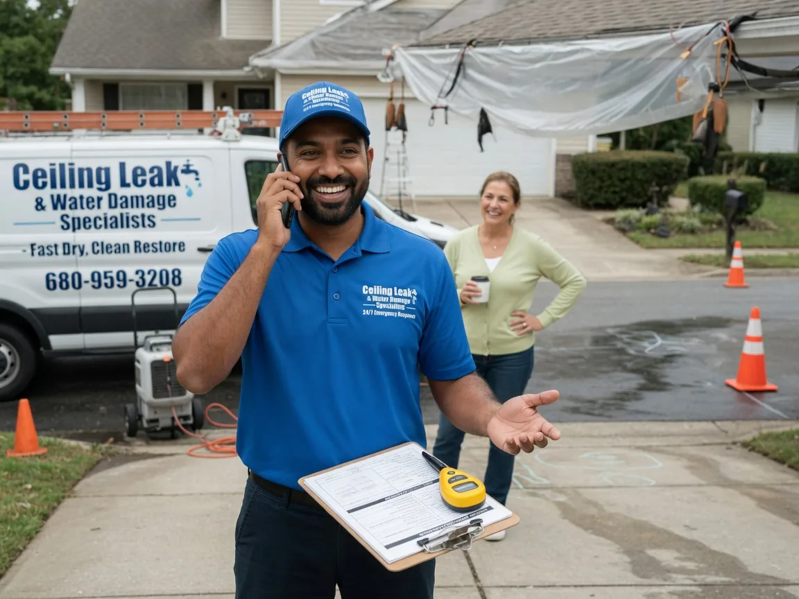 Ceiling Leak Cleanup Prairie City, IL FAQs